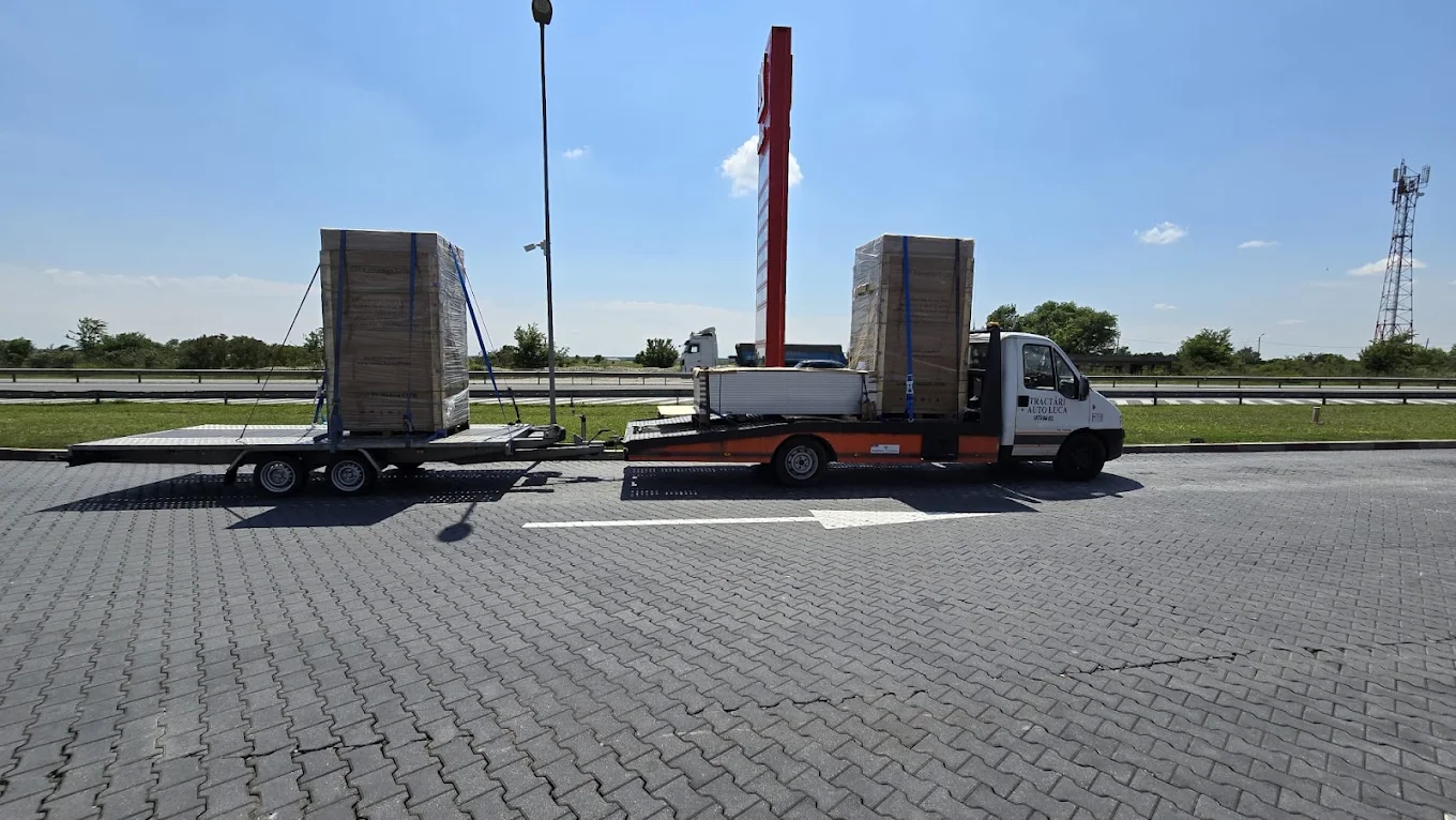 Mașină de tractări Luca Assistance pe Autostrada A1
