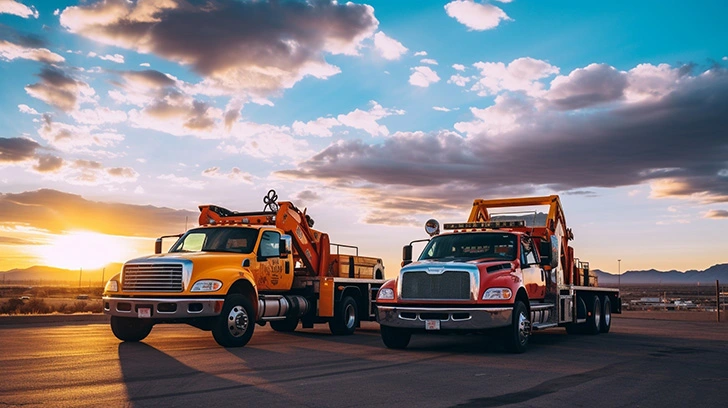 Echipamente profesionale pentru tractari utilaje grele, tractari dube si tractari camioane